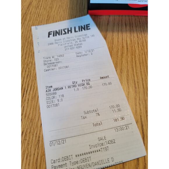 Nike Air Jordan 1 Retro Volt gold sz 9 - Picture 7 of 8